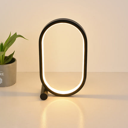Modern Creative Oval Acrylic Lamp Touch Control Dimmable