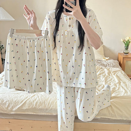 3-piece Cotton Pyjamas Set