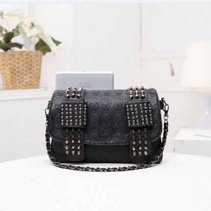 Fashion Black Leather Bags