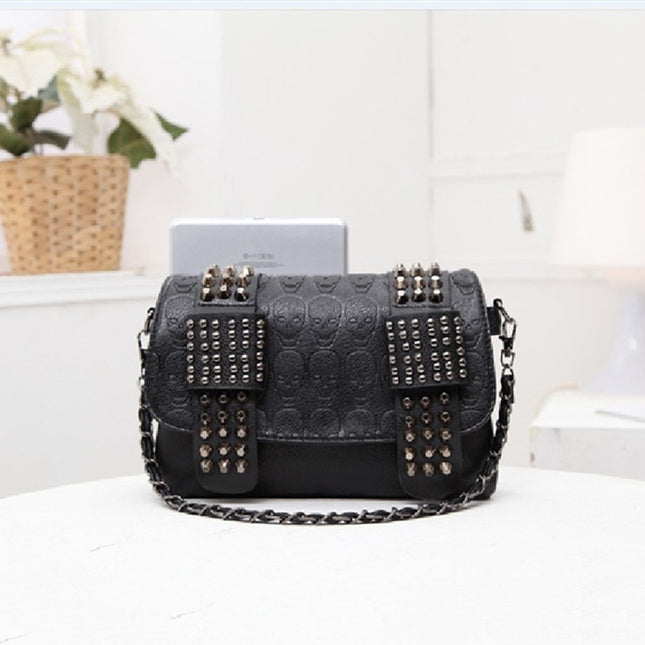 Fashion Black Leather Bags