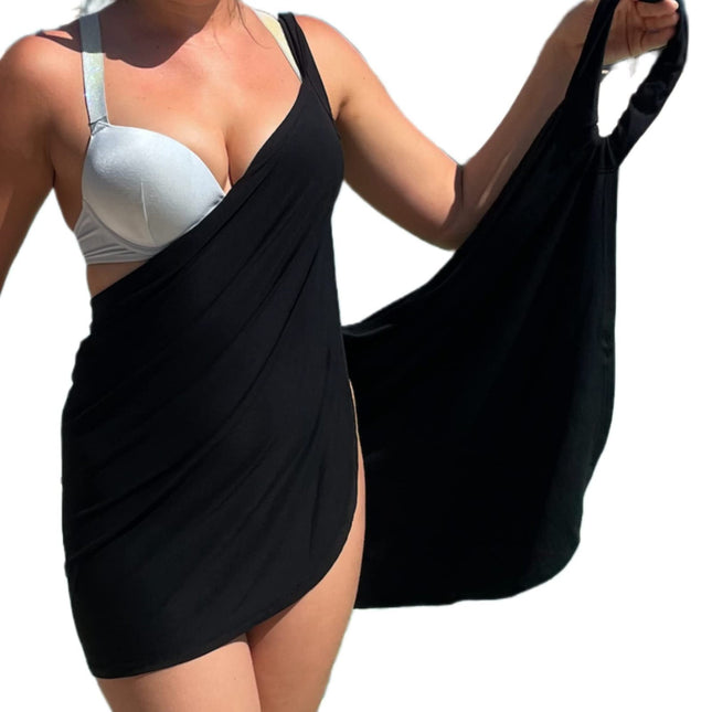 One-piece Plus Size Backless Swimsuit Cover
