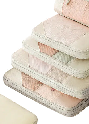 Travel Compression Mesh Storage Bag Suit Combination