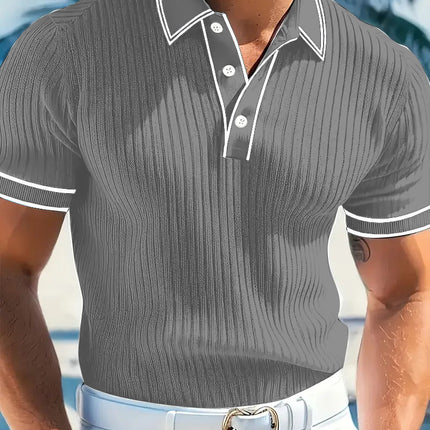 Men's POLO Short-sleeved Shirt Summer