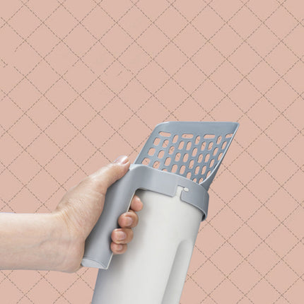 Storage Box Integrated Cat Litter Shovel Set