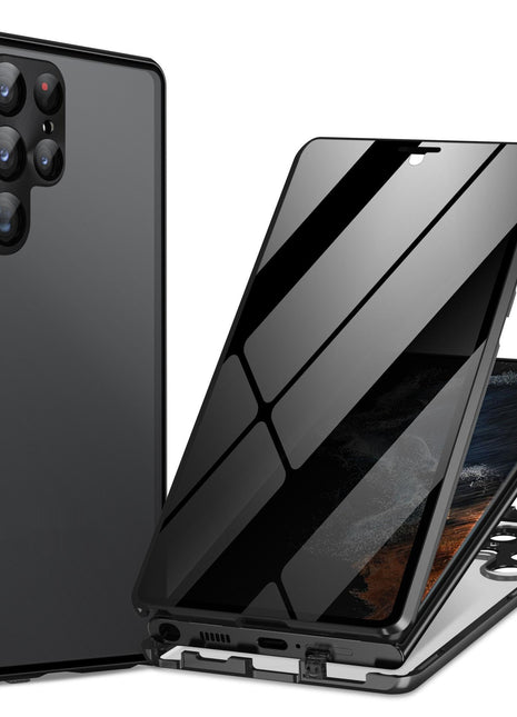 Funda metálica magnética de doble cara para Samsung S21/22/24