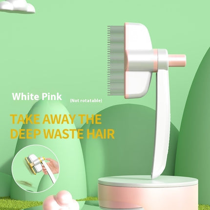 Self-Cleaning Flea Removal Magic Pet Brush for Cats & Dogs