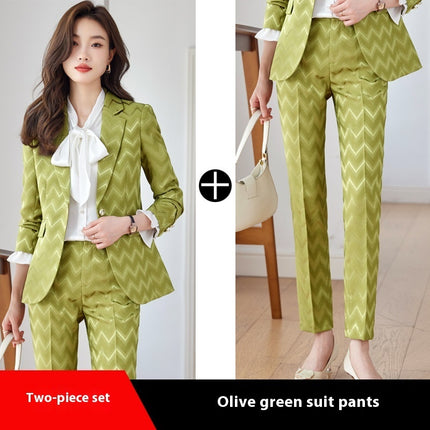 Temperament Lady President Overalls Suit