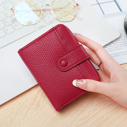Lychee Pattern Short Wallet