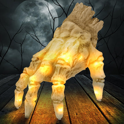 Halloween Electric Luminous Crawling Zombie Hand with Spooky Sound