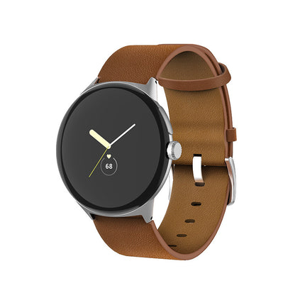 Applicable to Google Watch Straight Interface Leather Strap