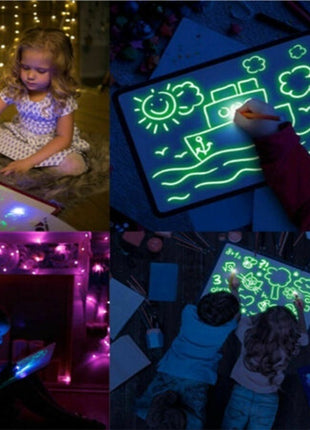 3D Magic Light Drawing Pad™ – Educational Glow Sketch Board