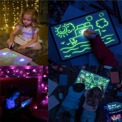3D Magic Light Drawing Pad™ – Educational Glow Sketch Board