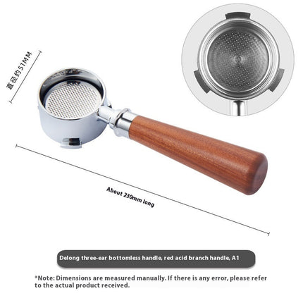 51mm Coffee Machine Modified Solid Wood Handle 43 types