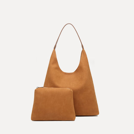 Casual Faux Leather Tote Bag