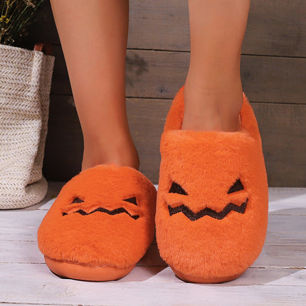 Cute Halloween Pumpkin Slippers
