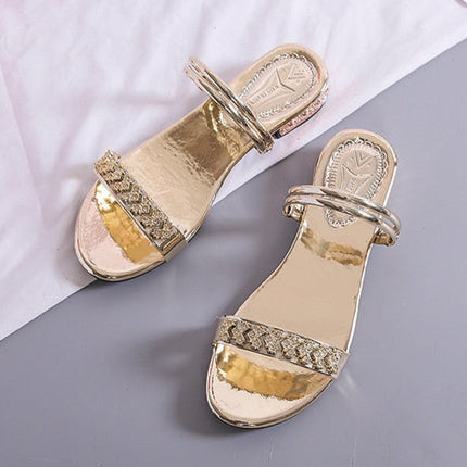 Korean Fairy Style Rhinestone Heels