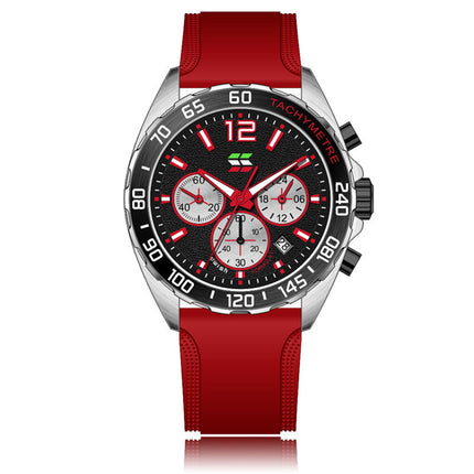 Rubber Strap Six-pin Quartz Watch