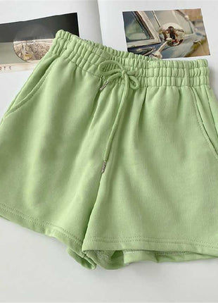 High Waist Loose Thin Versatile Wide Leg A-line Short