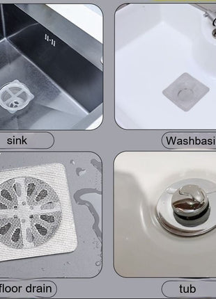 Disposable Self-Adhesive Floor Drain Covers – Anti-Clog, Anti-Hair & Insect-Proof Sheets