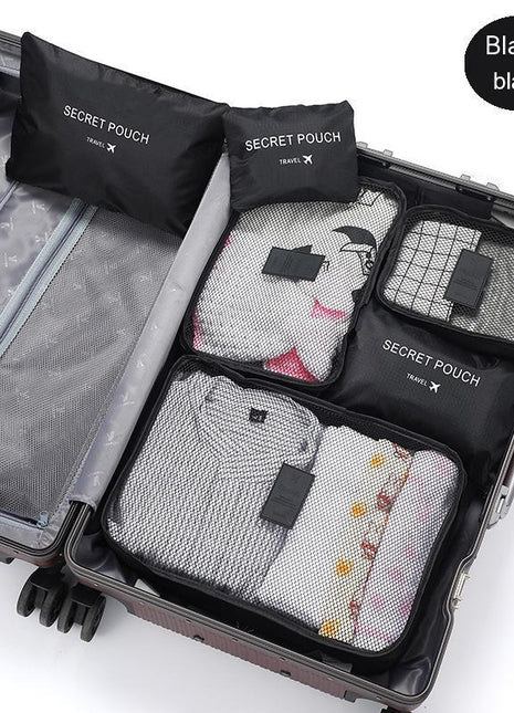Set de 6 bolsas organizadoras de viaje para equipaje