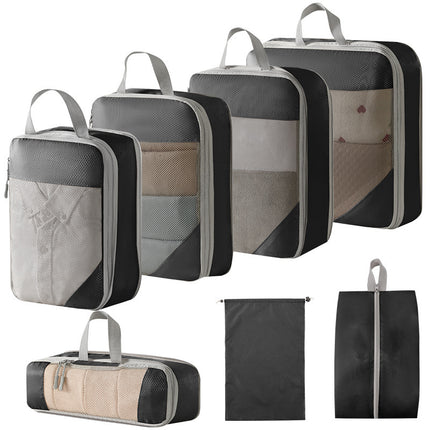 Travel Compression Mesh Storage Bag Suit Combination