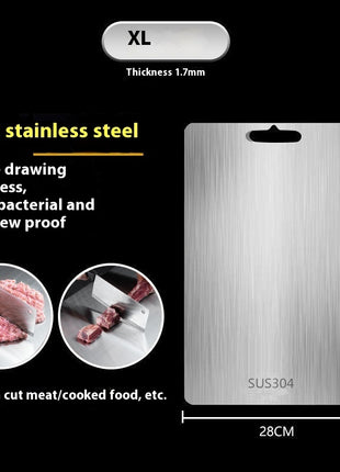 Double-sided 304 Stainless Steel Cutting Board