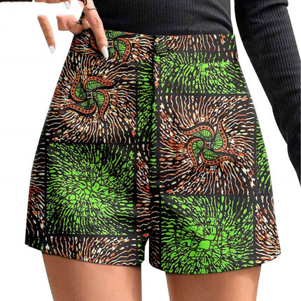 African Duplex Cotton Batik Shorts