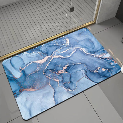 Bathroom Diatom Mud Non-Slip Absorbent Square Floor Mat