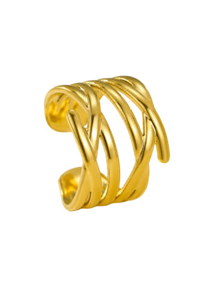 Adjustable Stainless Steel Minimalist Ring