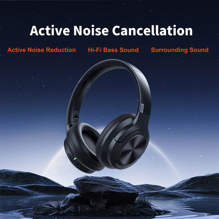 ANC Gaming Wireless Bluetooth Headset with Active Noise Cancellation