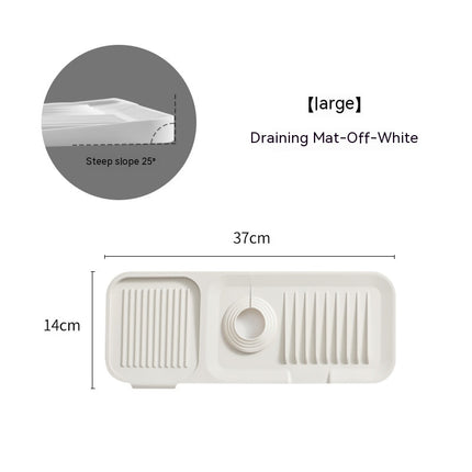 Faucet Silicone Mat Anti-splash with Drain