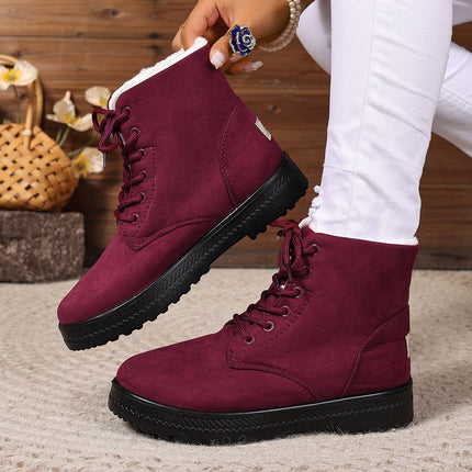 Waterproof High-top Cotton-padded Snow Boots