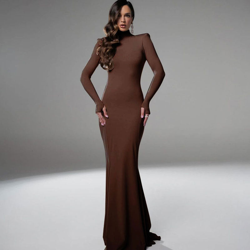 Skinny Hip Backless Party Dress