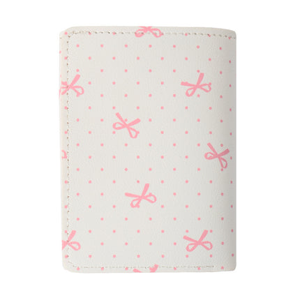 Leather Butterfly Tri-fold Wallet