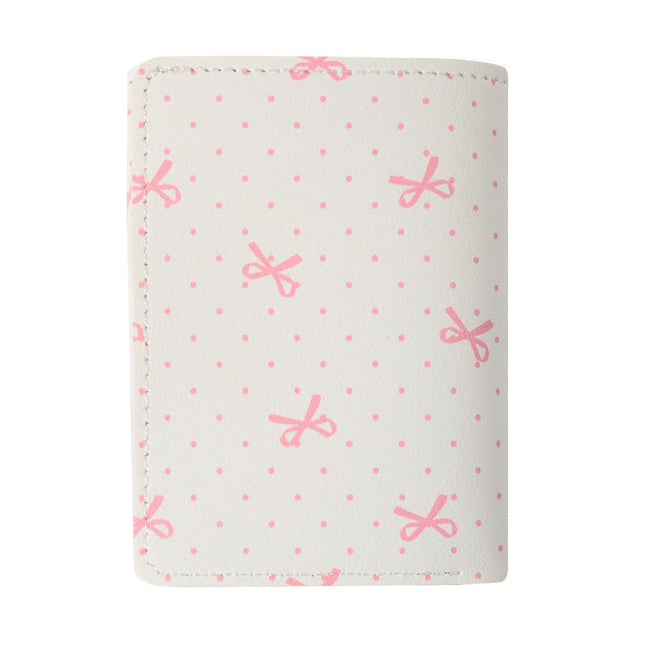 Leather Butterfly Tri-fold Wallet