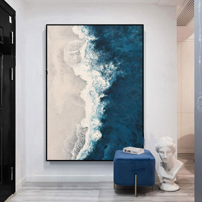 Thick Wave Abstract 100 X 180 cm