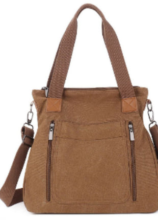 Women Canvas Tote Bag – Large Capacity Shoulder Bag