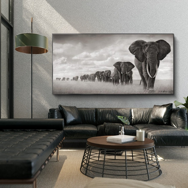 African Elephant - 60x120 cm