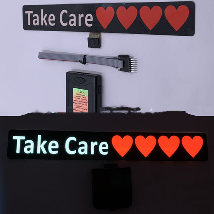 LED Car Windshield Glow Sign Panel