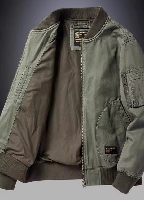 Chaqueta piloto de béisbol de primavera y otoño para hombre