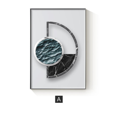 Mármoles abstractos - 60x80 cm