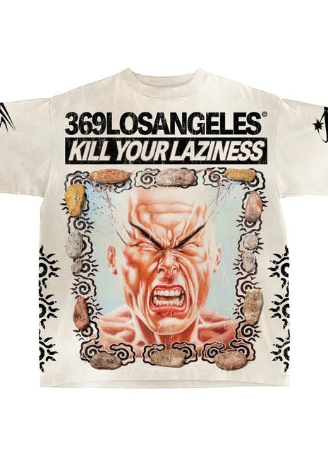 Camiseta de manga corta Laziness