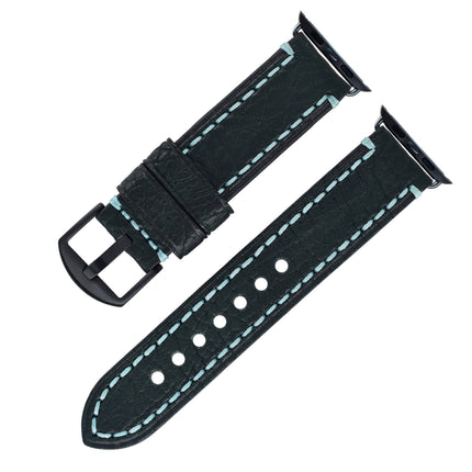 Casual Top Layer Cow Leather Watch Strap Applicable with Apple watch