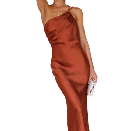 Back Lace Up Slim Fit Dress