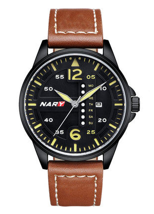 Stylish Sophisticated Dial Water-resistant Quartz Watch