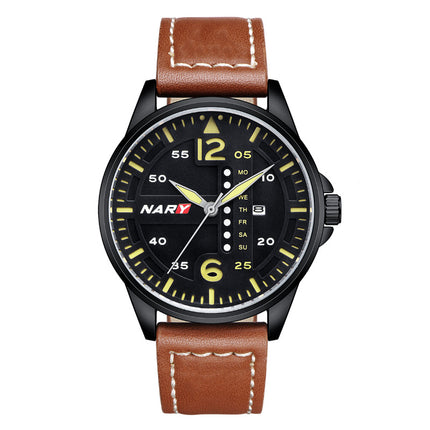 Stylish Sophisticated Dial Water-resistant Quartz Watch