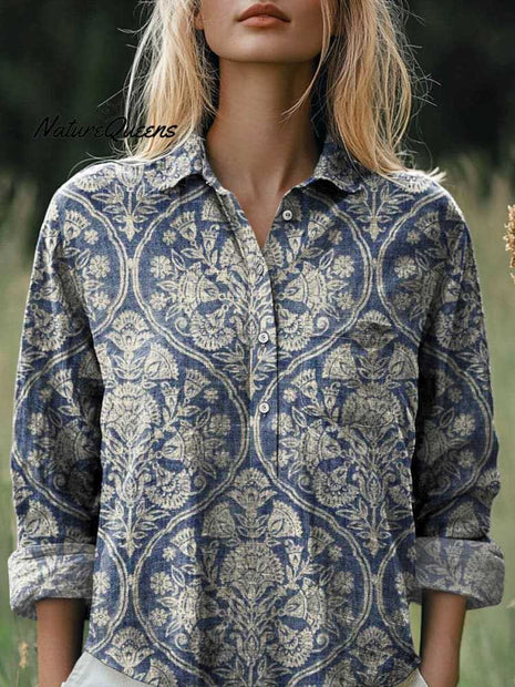 Casual Half-open Lapel Shirt