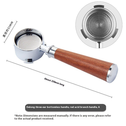 51mm Coffee Machine Modified Solid Wood Handle 43 types