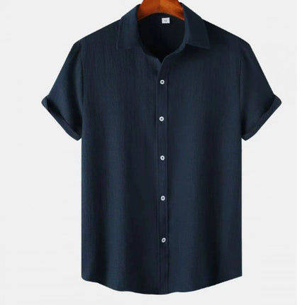 Casual Short-sleeved Men's Shirt
