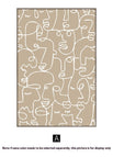 النمط أ / 50×75 سم